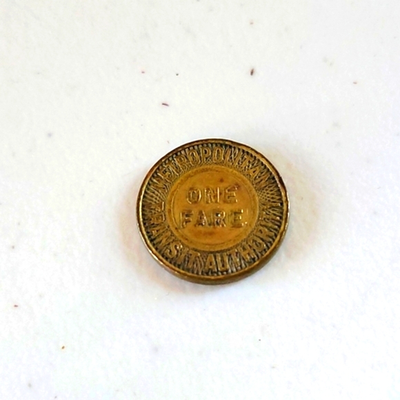 Vintage Metropolitan Authority Fare Token- Boston - Picture 2 of 2